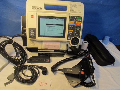 Lifepak 12 Biphasic Monitor W/Accessories