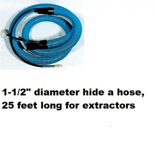 Hide A Hose, 25 feet, 1-1/2&#034; diameter vacuum hose with solution hose