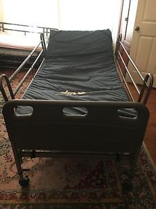 New Drive Semi Electric Hospital Bed With Mattress And Full Size Rails