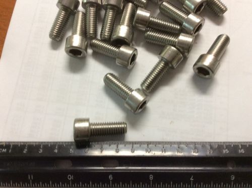 M10 X 25MM Long X 1.5MM Pitch Stainless Steel Cap Screws
