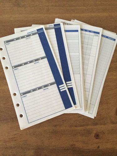 Day Runner Planner Pages Personal Size Notes Expenses Assignments Finances