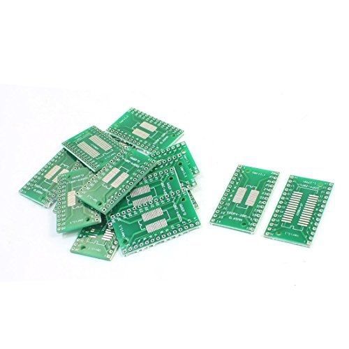 Uxcell 15pcs smd sop28 ssop28 tssop28 0.65mm 1.27mm to dip 2.54mm pcb adapter for sale
