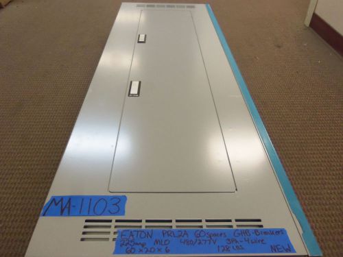 New Eaton 225 amp panel panelboard 200 175 PRL2A MLO 480v/277v 3 phase 60 sp GHB