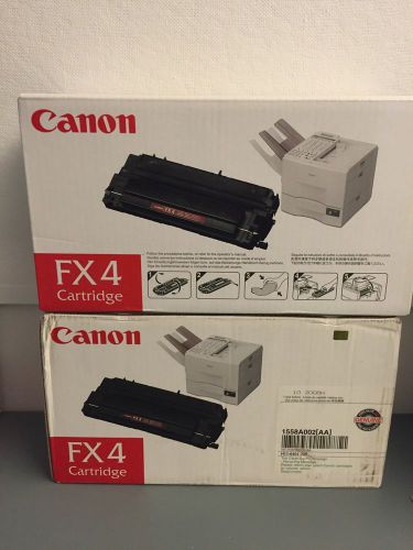 Two (2) GENUINE CANON FX4 CARTRIDGE~ NEW SEALED