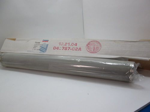 New purolator poromet 316l stainless steel filter element, 10 micron, 20.75&#034; for sale