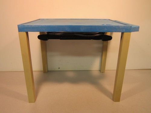 H Wilson Company the Tuffy Portable Blue Work Table with Power Bar