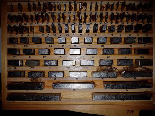 Precision Metric Gauge Block (112 pcs) Class 1 Top Grade ! Endmass Satz USSR!