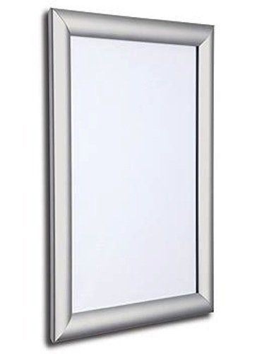 Front Load Easy Open Snap Poster Frame 8.5 x 11 Inches Silver Anodised Frame