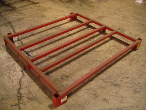 Nestaway flat-top for portable/stackable pallet rack for sale