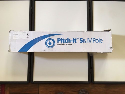 IV Pole/ SHARPS PITCH-IT SR. IV POLE MODEL #30006 nib