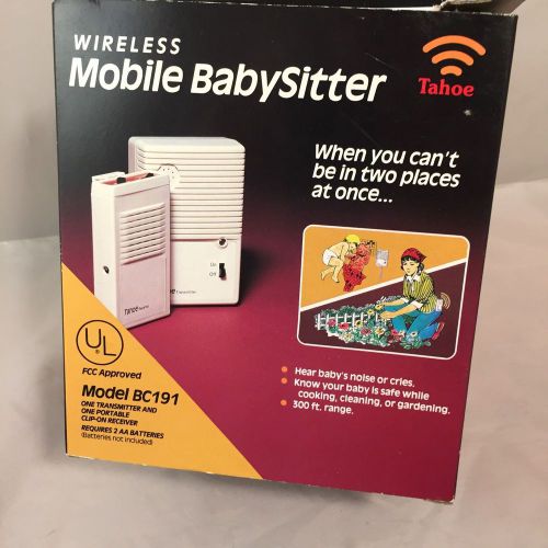**TAHOE WIRELESS MOBILE VOICE PAGER for HOME/OFFICE /WAREHOUSE UP TO 300FT-NEW**