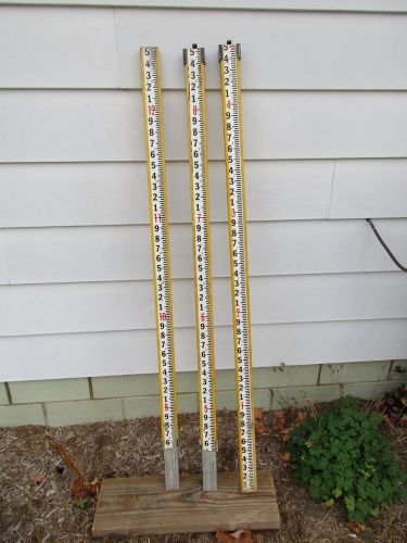 John woods surveying rod, measuring stick,  survey grade pole w/bag for sale