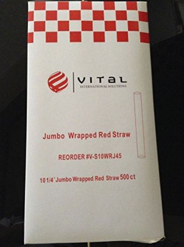 500 Ct. Wrapped Translucent Straws - 10 1/4 By East And West
