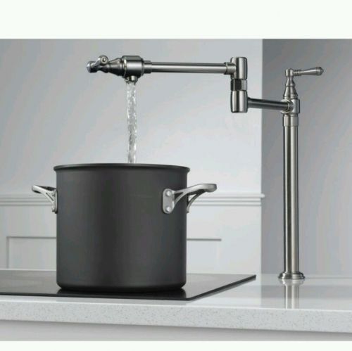 Delta Brizo 62710LF-PC Traditional Pot Filler - Deck Mount - Chrome