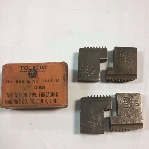 New-toledo pipe #999 &amp; 1000 m die insert sets - *(choice of size from list)* nos for sale