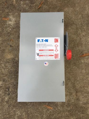 CUTLER HAMMER EATON DH323NGK DISCONNECT 100 AMP 240 VOLT SAFETY SWITCH FUSIBLE