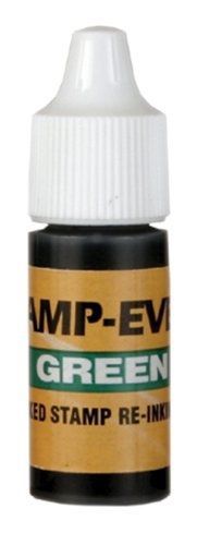 Stamp-ever pre-inked refill, 7ml bottle, green (5030) for sale