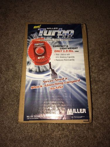 Miller by honeywell turbo lite personal fall limiter mfl-1/6ft for sale