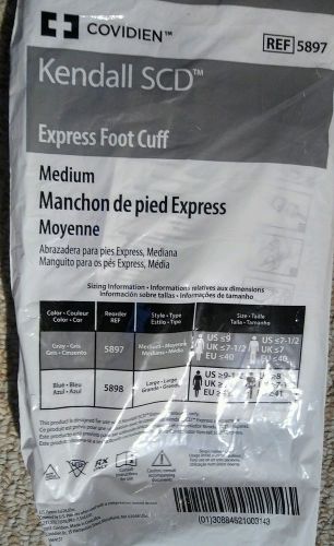 COVIDIEN KENDALL SCD EXPRESS FOOT CUFF SZ MED EXP02  2021 x&#039;s 5