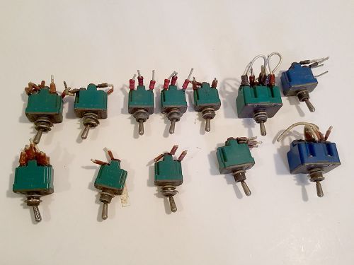 Large ot of Aviation Aircraft Toggle Switches (Honeywell)