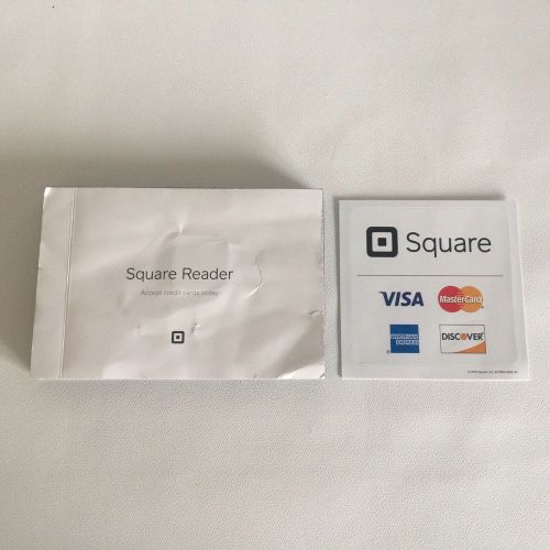 New Square Credit Debit Card Reader for Apple iPhone and Android White