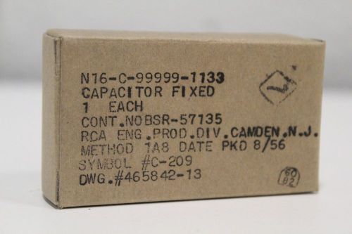 Vintage New RCA N16-C-99999-1133 Capacitor Fixed C-209 465842-13 + Priority SH
