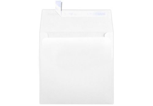 6 x 6 Square Envelopes w/Peel &amp; Press - 70lb. Bright White (50 Qty.)