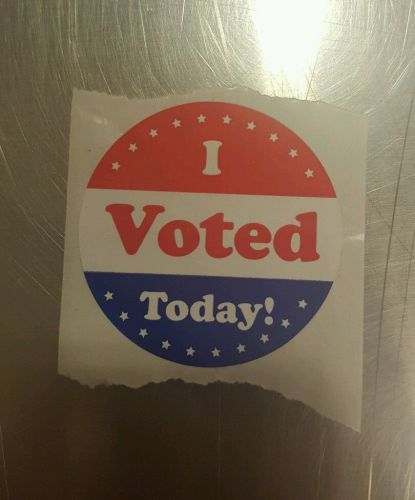 &#034;I Voted Today&#034;  Sticker TRUMP USA ELECTION  2016