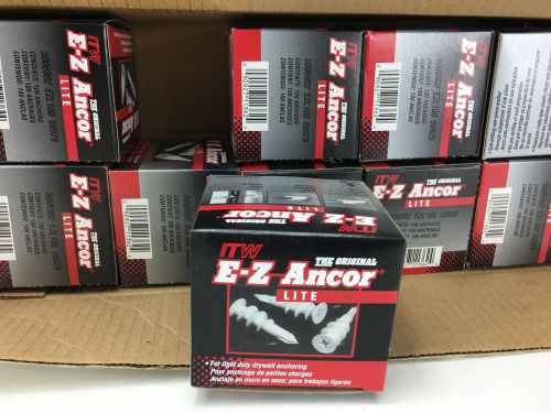 (10 Boxes) 1000 New Drywall Anchors 1-1/4&#034; Long ~ ITW E-Z Ancor Lite 5006902