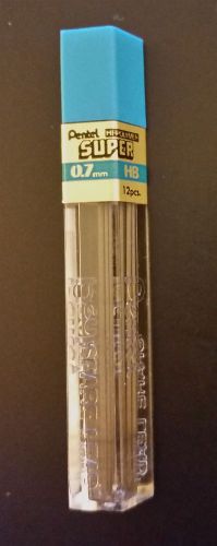 Pentel Hi-Polymer Super Pencil Lead 0.7 mm HB 60mm 12 Leads