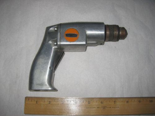 Vintage craftsman tools pneumatic air drive 3/8&#034; drill - model 756 18847 for sale
