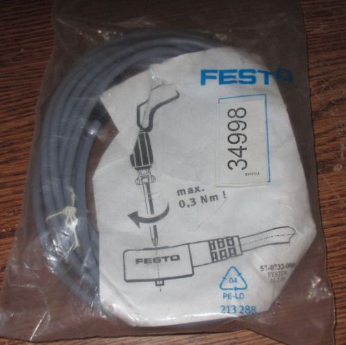 Festo KMYZ-2-24-5-LED Cable 5m 34998 KMYZ2245LED New Sealed Package