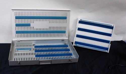 ONE STORZ E7418 13X10X2 OPTHALMICS STERILIZATION TRAY !!  N265