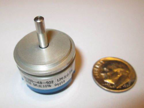 Bourns 6538s  precision potentiometer 5k cont. rotation  servo mount  nos for sale