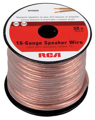 Audiovox Accessories AH1650SR Speaker Wire-50&#039; 16/2 SPEAKER WIRE