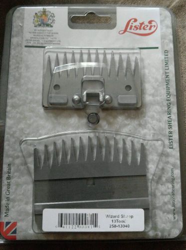 New Lister 13 Tooth Wizard Sheep Shearing Blade Set 258-13040
