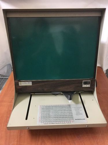 MICROFICHE READER MICRO DESIGN MODEL COM 200