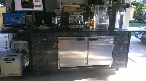 Coffee espresso cart