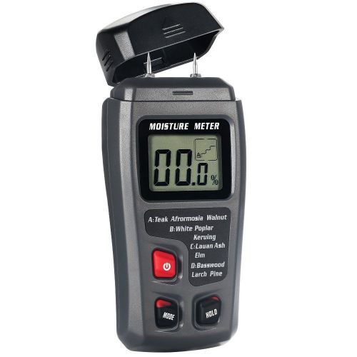 Digital moisture meter, 4 calibrated wood groups wood moisture detector, 2 pins for sale