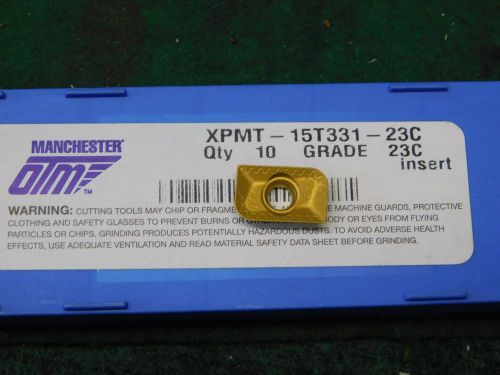 3 Manchester XPMT 15T331 23C Carbide Milling Inserts