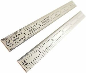 PEC Tools USA 6&#034; Flexible Stainless 5R Machinist Engineer ruler / rule 1/64, ...