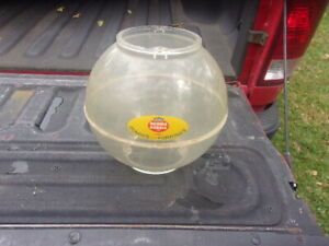 DOUBLE BUBBLE PLASTIC OR LEXAN USED GLOBE