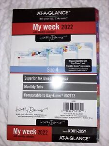 2022 At-A-Glance Weekly/Monthly Planner Refill Size 4 Kathy Davis (KD81-285Y)