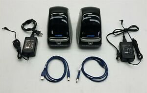 Dymo LabelWriter 450 Turbo Thermal Label Printer 1750283 w/Power Supply LOT 2