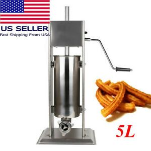 5L Stainless Steel Commercial Manual Spanish Churro Maker Churro Making Machine