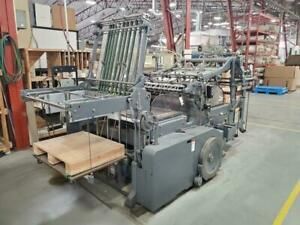 Printing Press  Heidelberg- Miller Cylinder Die Cutter 21 x 28 inch