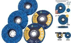Strip Discs 5PCS Bule Stripping Wheel 4-1/2&#034; x 5 PCS Strip Discs 4-1/2&#034; x 7/8&#034;