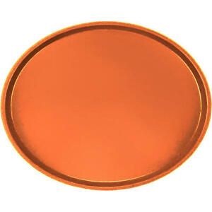 CAMBRO RESTAURANT OVAL TRAY, FIBERGLASS, 6PK CITRUS ORANGE 2500-220