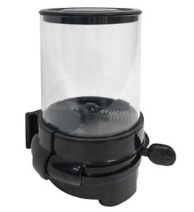 Cal-Mil 3531-1-13 Black Wall Mount 1.5 Liter Single Canister Powder Dispenser