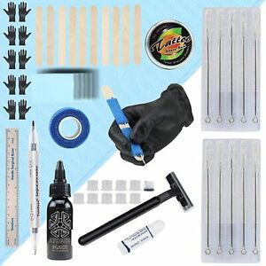 Hand Poke and Stick Tattoo Kit - Clean &amp; Kit, Coloroth-181